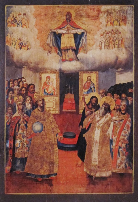 Іконографія свята Покрови Божої Матері
