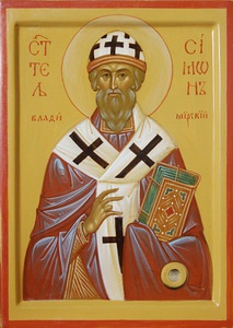 Життя святителя Симеона, єпископа Володимирського i Суздальського, в Києвi, у Ближнiх печерах (1226)